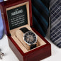 To My Husband - Men's Openwork Watch
