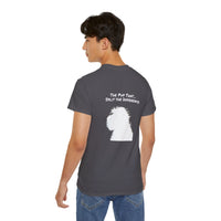 Load image into Gallery viewer, "Divorceadoodle : the Pup that Split the Difference" Jest in Bad Taste original (Unisex Tee)

