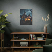 Load image into Gallery viewer, Enchanting Romanian castle by night (Matte Canvas)
