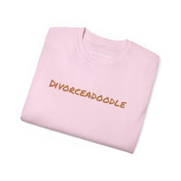 Load image into Gallery viewer, "Divorceadoodle:  Keeping it Pawsitive Through the Breakup" Jest In Bad Taste Original (Unisex Tee)
