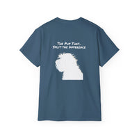 Load image into Gallery viewer, "Divorceadoodle : the Pup that Split the Difference" Jest in Bad Taste original (Unisex Tee)
