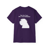 Load image into Gallery viewer, "Divorceadoodle : the Pup that Split the Difference" Jest in Bad Taste original (Unisex Tee)
