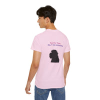 Load image into Gallery viewer, "Divorceadoodle : the Pup that Split the Difference" Jest in Bad Taste original (Unisex Tee)
