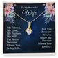To My Wife - Alluring Beauty Necklace