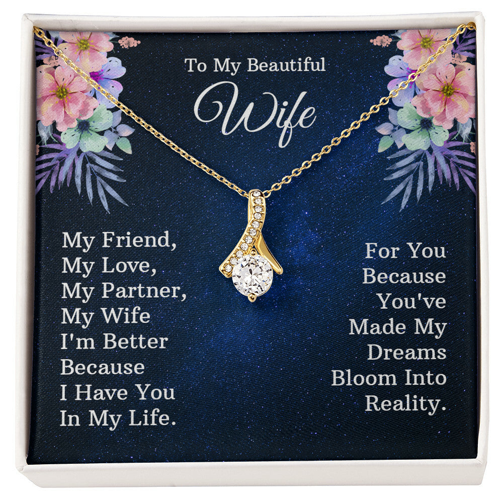 To My Wife - Alluring Beauty Necklace