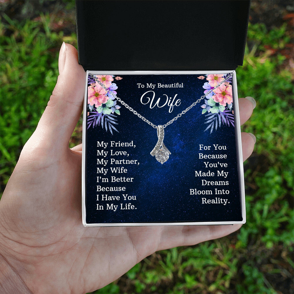 To My Wife - Alluring Beauty Necklace