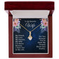 To My Wife - Alluring Beauty Necklace