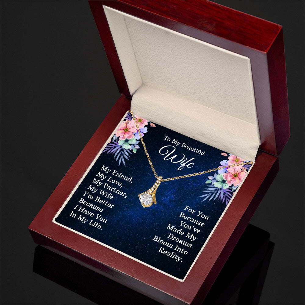 To My Wife - Alluring Beauty Necklace